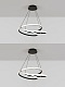 подвесной светодиодный светильник natali kovaltseva smart home led lamps 81291