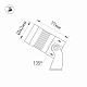 уличный светильник arlight alt-ray-r42-5w warm3000 026446