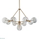 люстра на штанге delight collection globe mobile kg0965p-10b brass