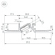 профиль arlight pds-bevel-f-hide-2000 (алюминий) 063420