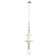 подвесной светильник crystal lux valencia sp1.4 gold