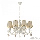 подвесная люстра arte milano 347620/8 wt+g