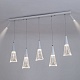 подвесная люстра led4u l7105-7 wт