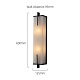 настенный светильник delight collection wall lamp mt8856-2w black