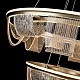 подвесная люстра led4u l7706-800-460 gd