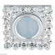 встраиваемый светильник fametto luciole dls-l131 gu5.3 chrome/clear