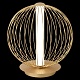 настольная лампа crystal lux sync lg18w led gold
