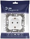 розетка 2p+e schuko эра elegance 14-2101-01м б0065800