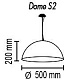 подвесной светильник topdecor dome royal s2 12 33