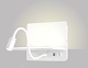 бра crystal lux duo ap9w led wh