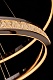 подвесная люстра aida le7707/800-3k black chrome