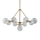 люстра на штанге delight collection globe mobile kg0965p-10b brass