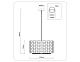 подвесная люстра ambrella light high light crystal lh41003