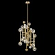 люстра на штанге delight collection fluxus p68084-12 gold