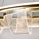 подвесная люстра led4u l7706-800 gd