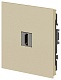 розетка эра arktik 16-3114-04 hdmi шампань б0070507