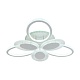 потолочная светодиодная люстра profit light 5889/3+3a wht