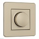 диммер с рамкой arte milano set16-1-48-1 shampan