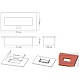 блок розеток mx-226 (o) (2 секции и 2 usb) mebax 00-00002605