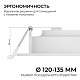 встраиваемая светодиодная панель apeyron 3 ссt 06-162
