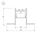 профиль arlight sl-comfort32-fantom-2000 anod 033276