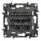 переключатель двухклавишный legrand etika 10a 250v белый 672212