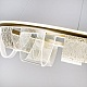подвесная люстра led4u l7706-800 gd