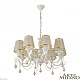подвесная люстра arte milano 347620/8 wt+g