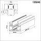 шинопровод низковольтный novotech shino flum 135243y