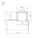 профиль arlight fantom-w20-h20-edge-2000 anod 054184