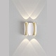 настенный светодиодный светильник crystal lux clt 022w2 wh-go 4000k
