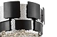 подвесной светильник lumina deco kruvia ldp 7045-400 bk+chr