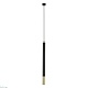 подвесной светильник lumina deco tuba ldp 1100-500 bk+gd