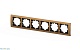 рамка шестиместная elbi zena platin 500-073500-252