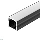алюминиевый профиль arlight line-1715-2000 anod black 044275