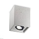 потолочный светильник ideal lux oak pl1 square cemento 150475