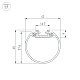 алюминиевый профиль arlight round-d40-2000 anod 044517