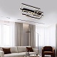 потолочная люстра led4u l11046-4 bk