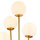 торшер tortora brass floor lamp delight collection