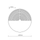 настенный светильник tk lighting 11015 lunar wood a071319