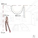 потолочный светильник loft it thread 10388a brass
