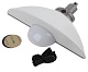 настенный светильник эра nled-488-1w-ms-w б0051478