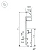 профиль arlight plintus-h80-2000 anod 046390