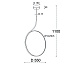 подвесная люстра italline it013-6025 white 3000k