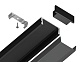 алюминиевый накладной профиль ambrella light alum profile gp1700bk/bk