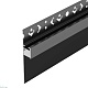 алюминиевый профиль arlight arh-plintus-50-fantom-3000 black 052699