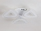 потолочная светодиодная люстра ambrella light acrylica original fa4018