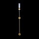 бра crystal lux simply ap1.2 brass