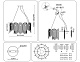 подвесной светильник ambrella light high light crystal lh31201