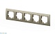 рамка пятиместная elbi zena 500-011400-250